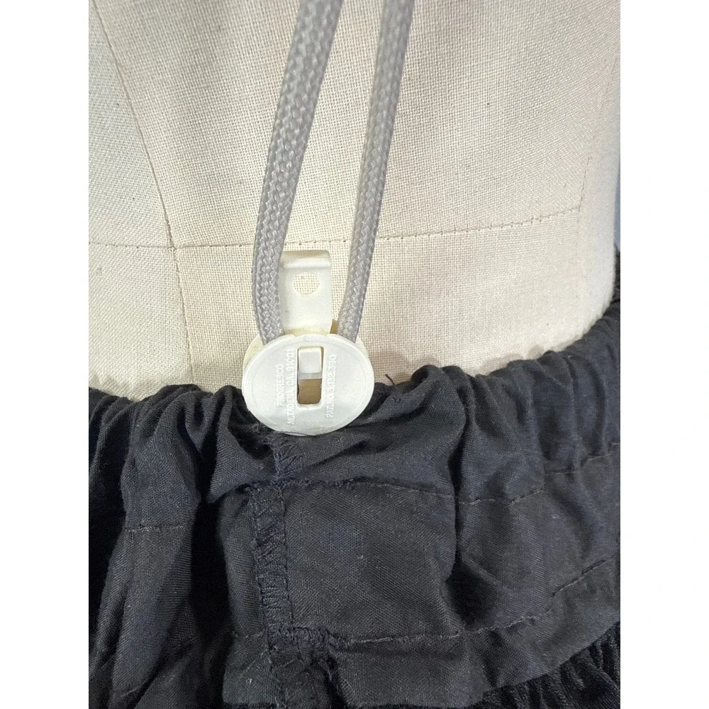Malco Modes Partners Please Black Tiered Petticoat Crinoline Skirt Vintage Small